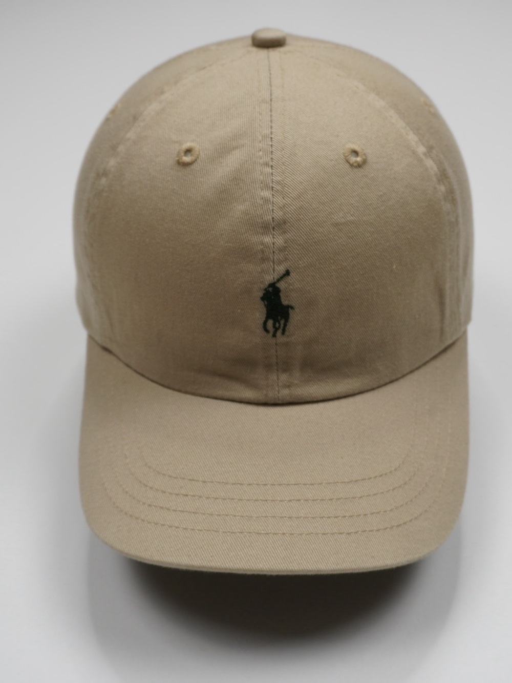 Vintage Polo Ralph Lauren Khaki Strapback Hat Adjustable